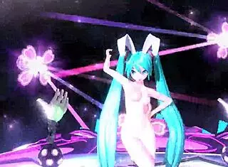 hatsune miku bunny goddess full nude mod, big tits bouncin 😈🍑💦