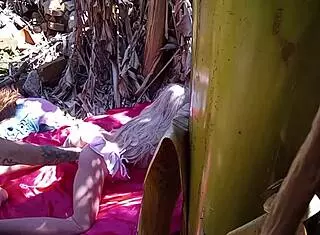 ruivinha fuck doll outdoor anal toy pounding