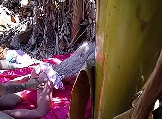 ruivinha fuck doll outdoor anal toy pounding