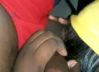 Deep sloppy ebony blowjob gulps cum down throat in messy worship