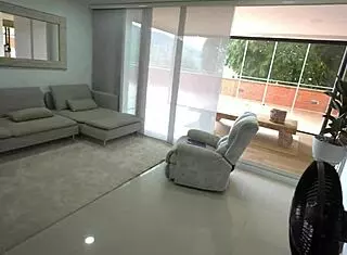 Psychologist's Footjob Ends with Cum on Tight Latina Ass