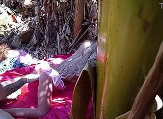 ruivinha fuck doll outdoor anal toy pounding