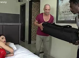 hot shemale nataly sousa takes interracial dap double anal creampie bareback 3some dt707 🔥🍑