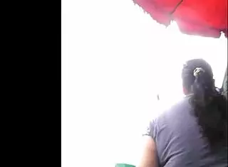 Peruvian Woman Makes Everyday Market Purchases