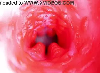 4k asmr camera inside oiled redhead pussy for deep creampie