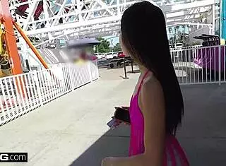 so vina sky twerks that tight asian pussy on dick in car