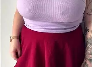 perfect college blonde olivia bay lets me grope huge natural titties!