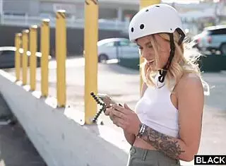 Blacked! Petite Dylan Moore Squirts On Jason's Thick BBC Creampie