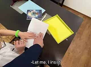 damn, this lusty student nails exam with mommy's help!!