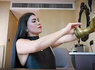 whispered latex glove tease gets you edged in asmr fetish bliss