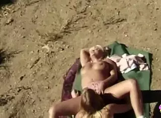 blonde sports lesbos lick outdoors sneakers on dildo orgasms