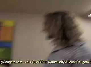 Cougar Victoria Valentino milfs big tits doggystyle for facial cumshot