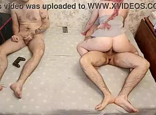 Husband crushes watching girlfriend's hard fuck humiliation tears