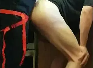 Pegging boyfriend's ass in kitchen, cornfield, bathroom to mouth!