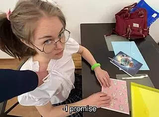 damn, this lusty student nails exam with mommy's help!!