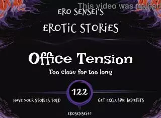 Office tension builds in erotic audio fantasy for women at work