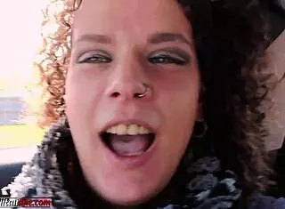 Lisa's Car Foot Domination Humiliation Ride