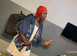 Wife's bestie taboo ebony fuck during holiday weekend stay