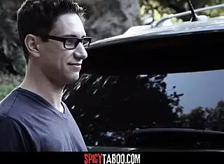 driving instructor pounds blonde teen outdoors doggystyle!