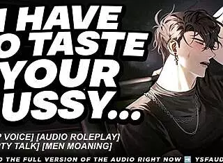 boyfriend moans loud to her pleasure dom dirty talk audio