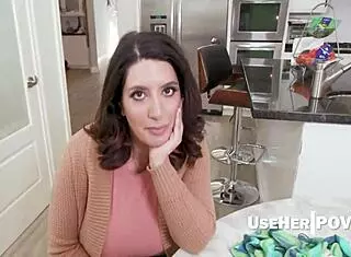 My busty stepmom so casual about fucking but dead serious on sales