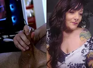 Big booty mature MILF craves small cock then huge toy anal cage surprise creampie