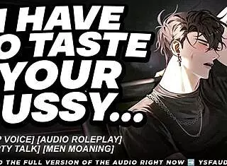 boyfriend moans loud to her pleasure dom dirty talk audio