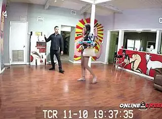 i'm tied up horny as bethany gets bruno's monster cock slamming me rough