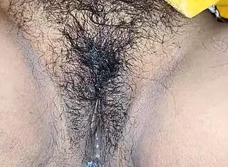 housewife hairy wet pussy fucked deep creampie closeup 😍💦