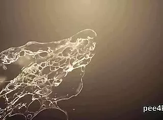 Peach's Wet Slit Filled With Warm Pee Burst