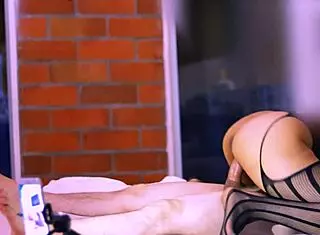 Shy petite Indian college girl orgasms with roommate