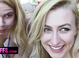 Naughty Counselors Host Outdoor Lesbian Orgy