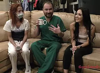 Blaire Celeste Undergoes Intense Procedure in Latex Gloves