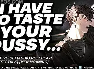 boyfriend moans loud to her pleasure dom dirty talk audio