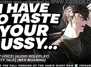 boyfriend moans loud to her pleasure dom dirty talk audio
