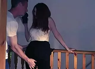 pickup party slut bent over doggystyle for homemade creampie