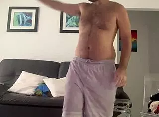 secret home dance party close-up tease