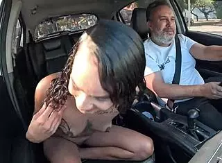 eva damarte pernambuco teen gives tight ass ride in car