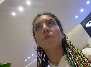 Crazy Brunette Facial After Mall Toilet Blowjob