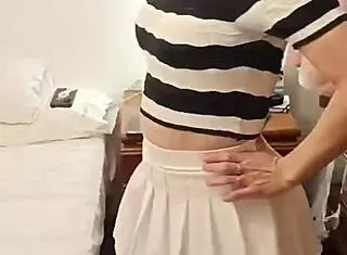 first time opening girlfriend's tight ass until creampie cum inside