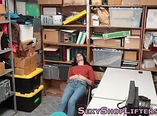 Spanish Teen Thief 18+ Creampied Hard Over Desk by Burglar Hunter