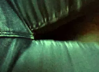 jeans hug her curves while blues play on