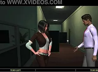 Sophie Office Party Blowjob Tit Cumshot Ending