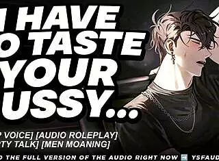 boyfriend moans loud to her pleasure dom dirty talk audio