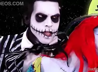 redhead joanna angel deepthroats big cock toys in christmas xxx parody cosplay