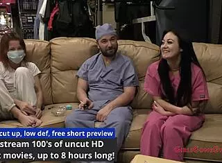 Blaire Celeste Undergoes Intense Procedure in Latex Gloves