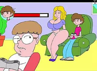 cozy lounge session on the comic sofa.