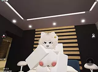 fox girl rides cock bent over till cumshot