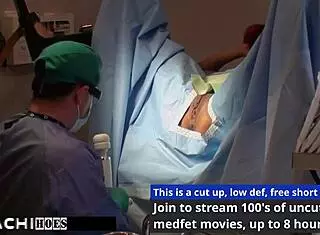 Daisy Ducati's Hitachi Vibrator Forces Freshman Orgasms in Doctor's Latex Exam