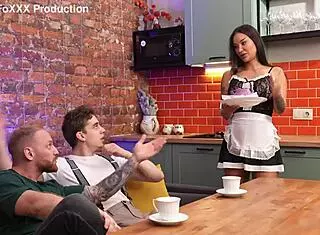 Housewife Monika Fox Punished with Anal DAP DPP Buttrose and Squirt